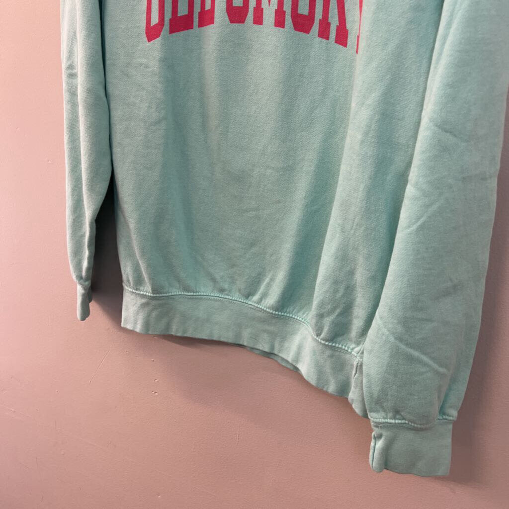Blue/ Pink Ole Smoky Graphic Long Sleeve Pullover Small