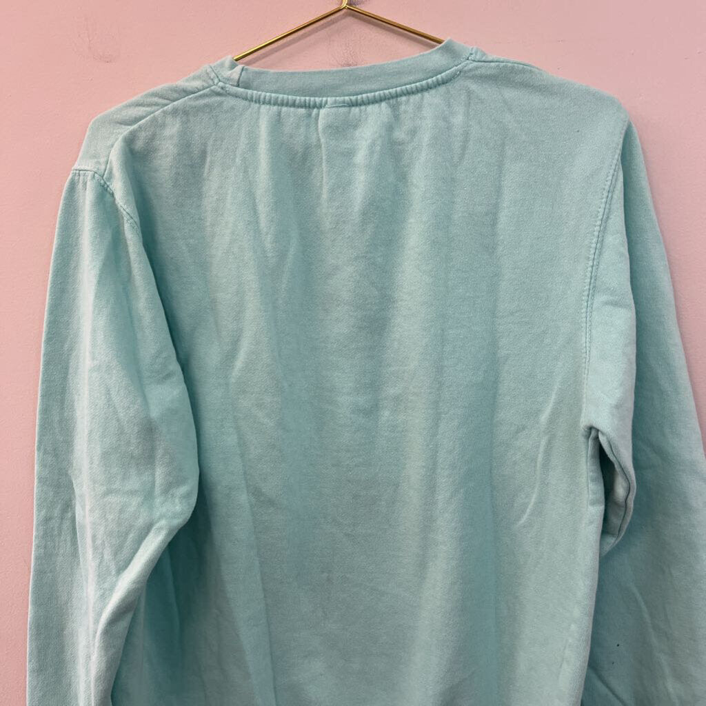 Blue/ Pink Ole Smoky Graphic Long Sleeve Pullover Small