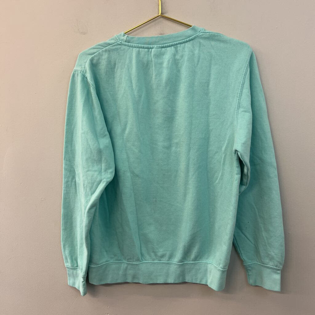 Blue/ Pink Ole Smoky Graphic Long Sleeve Pullover Small
