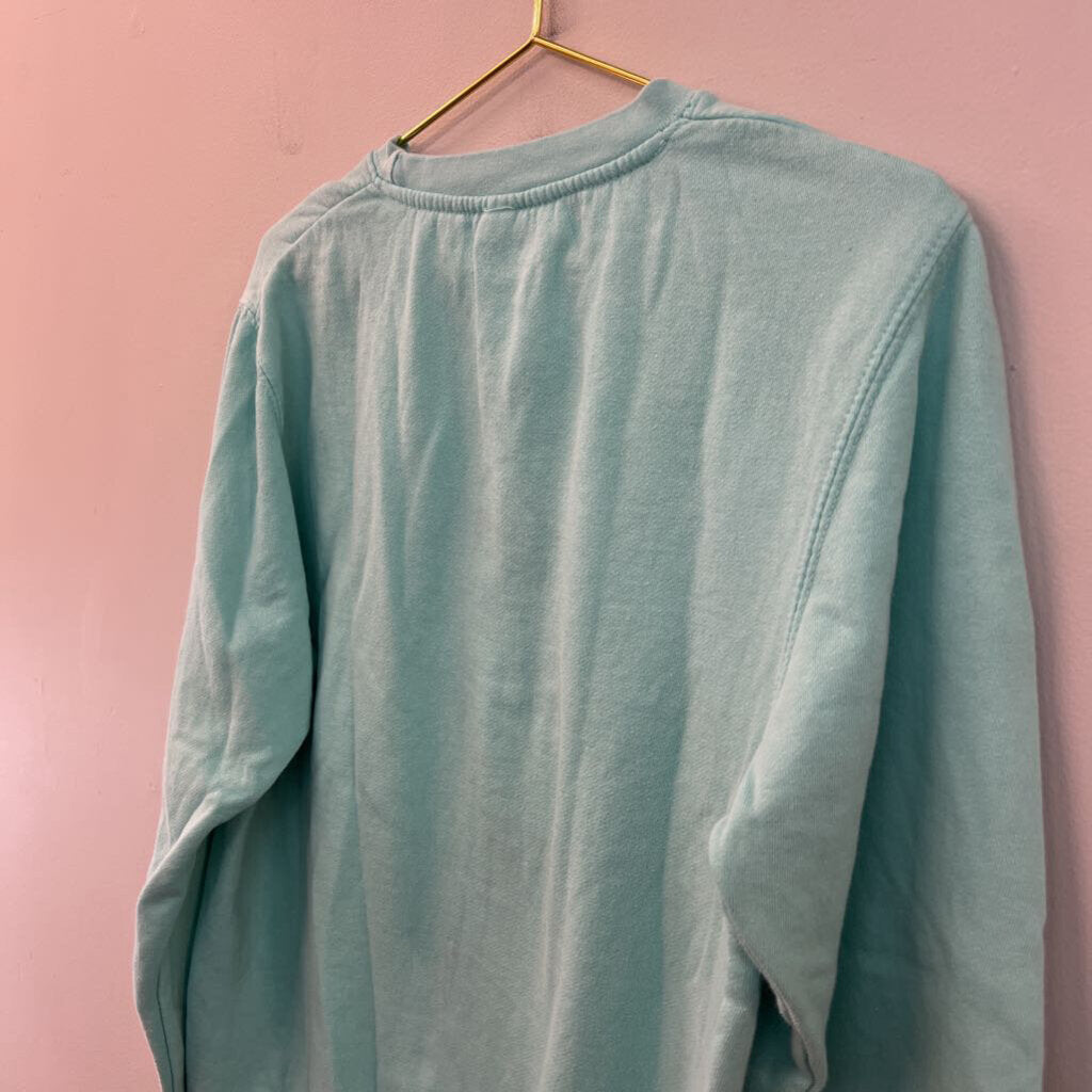 Blue/ Pink Ole Smoky Graphic Long Sleeve Pullover Small