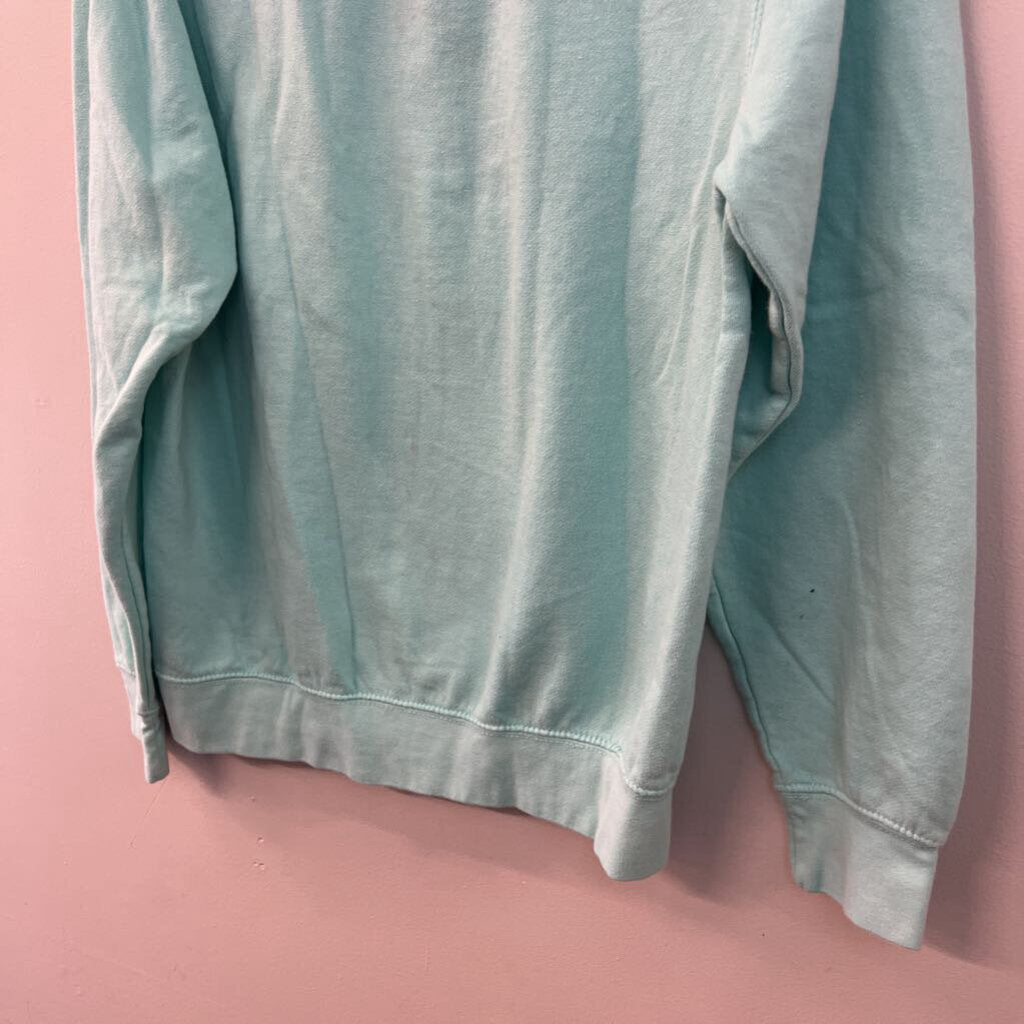 Blue/ Pink Ole Smoky Graphic Long Sleeve Pullover Small