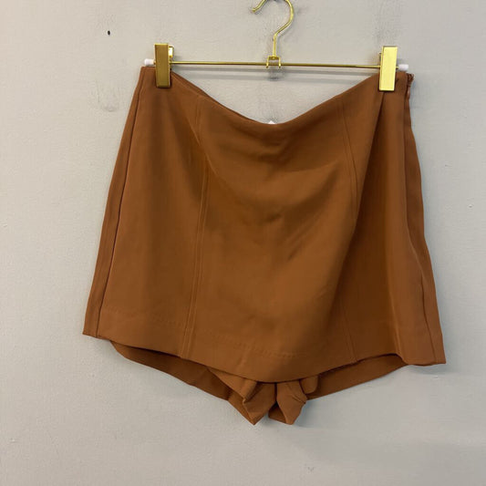 Jason Wu Brown Mini Skirt With Shorts Extra Small