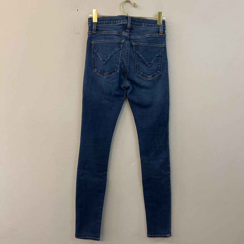 Hudson Dark Wash Skinny Jeans 26
