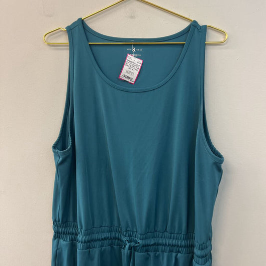 Lou and Grey Blue Tie Waist Tank Dress Extra Large
