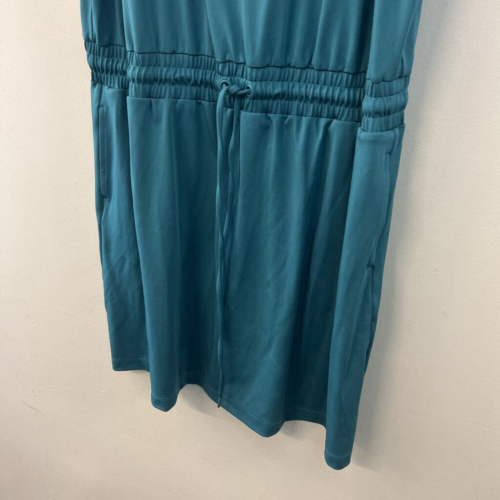 Lou and Grey Blue Tie Waist Tank Dress Extra Large