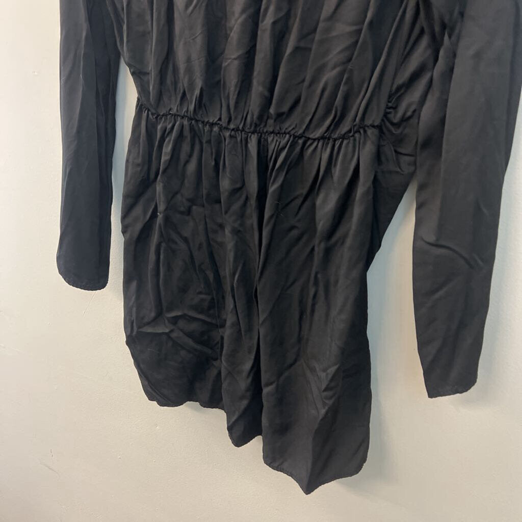 H&M Black Long Sleeve Dress Large