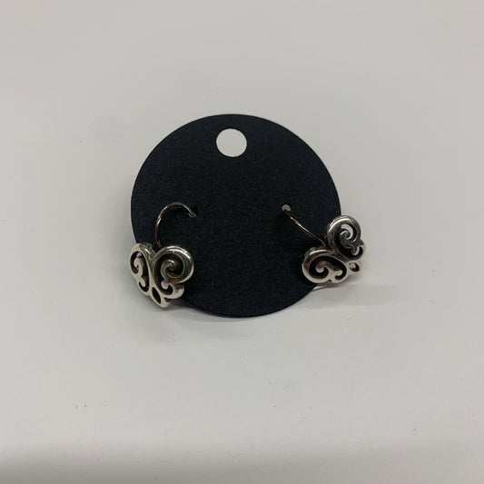 Brighton Silver Filigree Heart Earrings