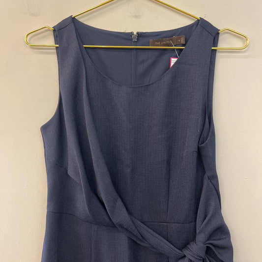 The Limited Navy Tie Waist Tank Dress 4
