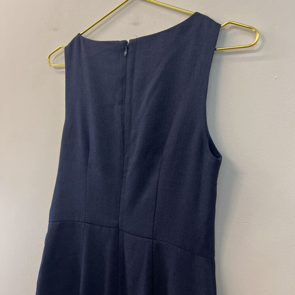 The Limited Navy Tie Waist Tank Dress 4