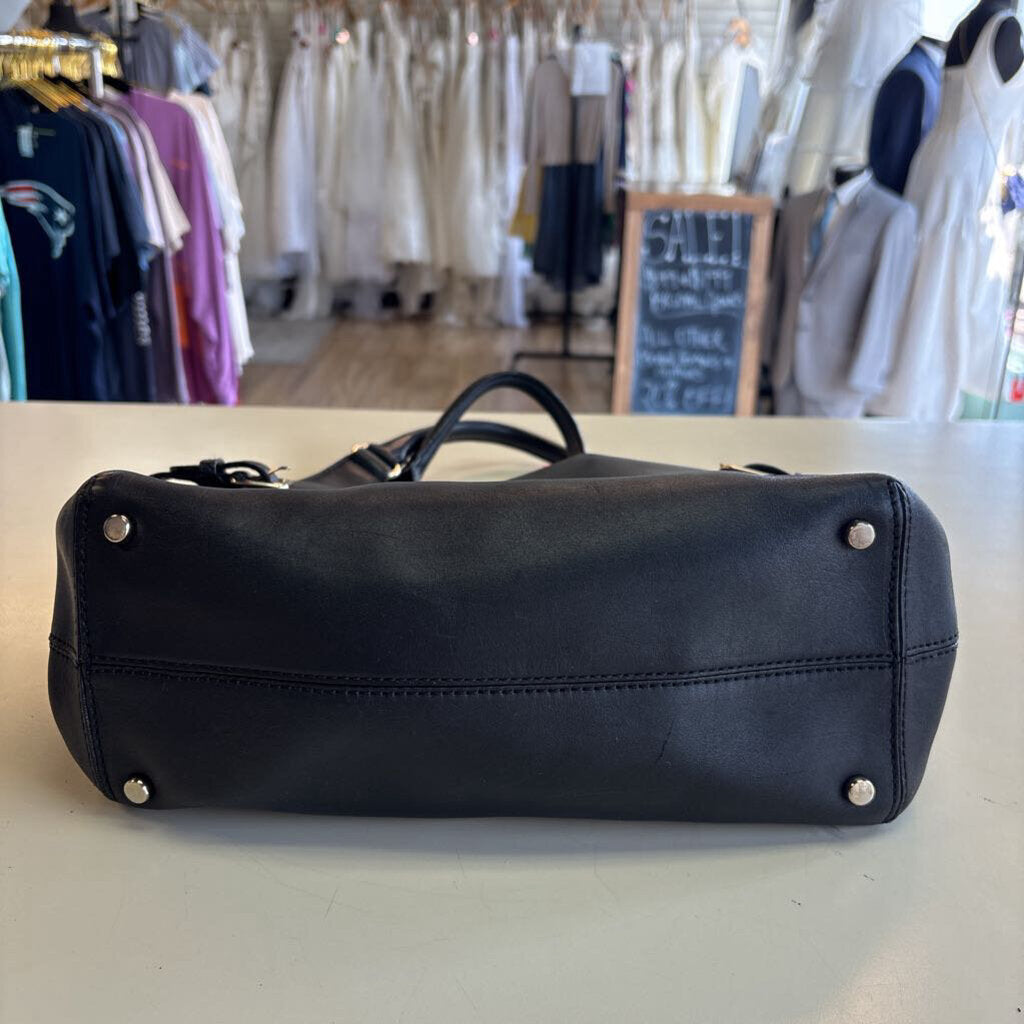 Kate Spade Black Leather Tote Purse