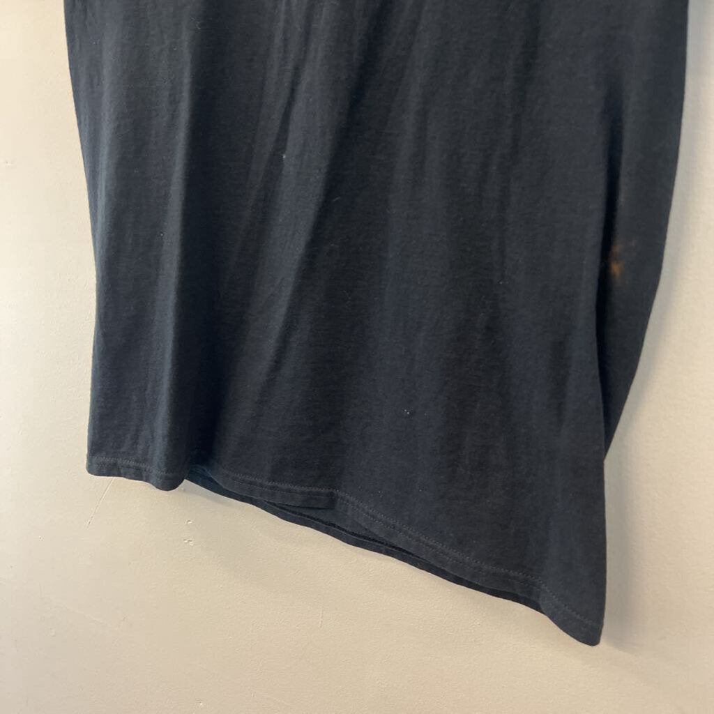 Artist Made Black/ Brown Butterfly Back Short Sleeve Graphic Tee Medium