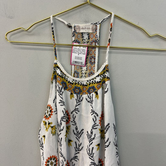 Altar'd State White/ Multi Print Tank Top Medium