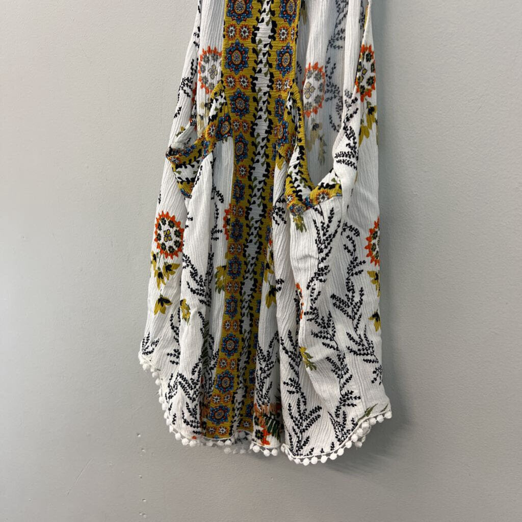 Altar'd State White/ Multi Print Tank Top Medium