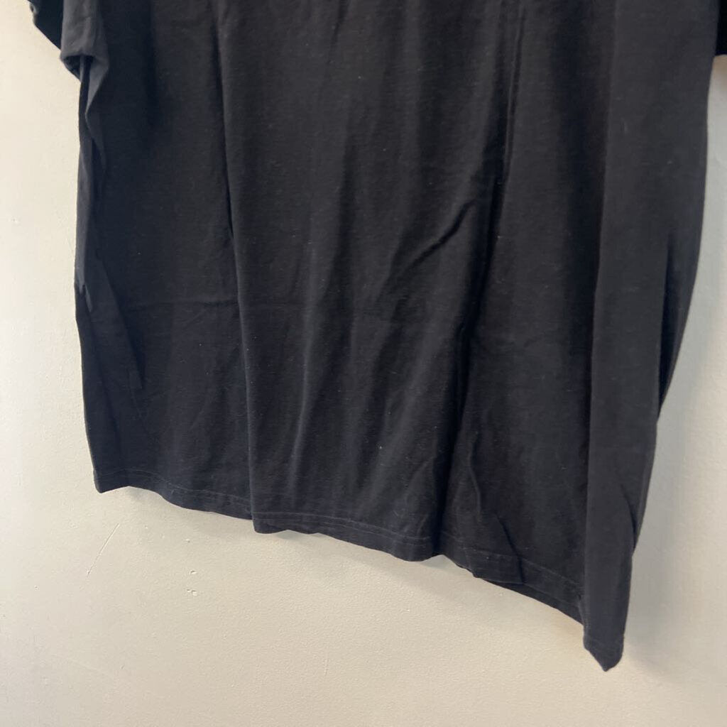 Black/ White Metallica Short Sleeve Graphic Tee Medium
