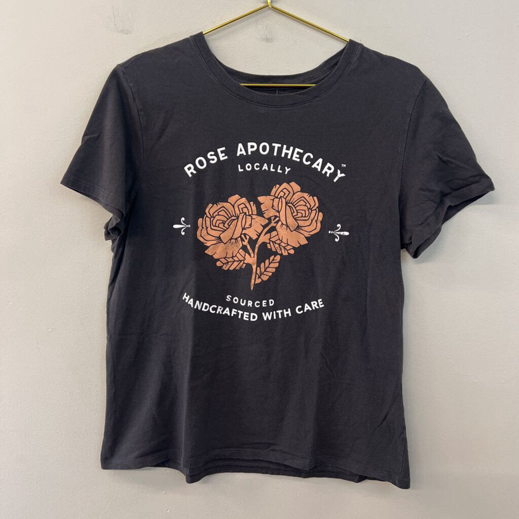 Grey/ Multi Rose Apothecary Short Sleeve Graphic Tee Extra Large
