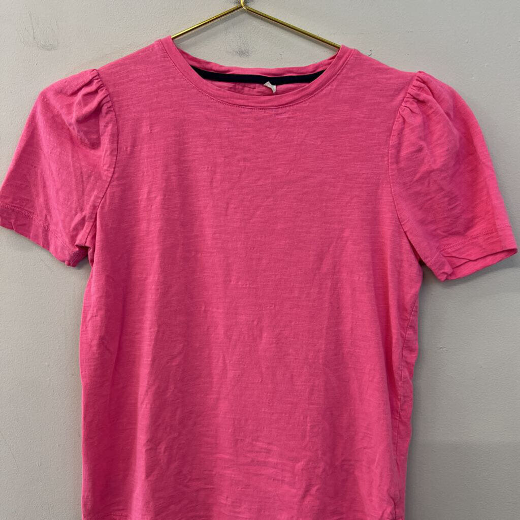 Boden Pink Short Puff Sleeve Top Extra Small