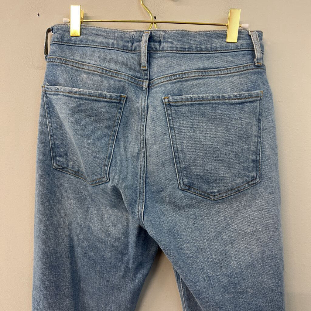 Agolde Light Wash High Waisted Skinny Leg Jeans 26