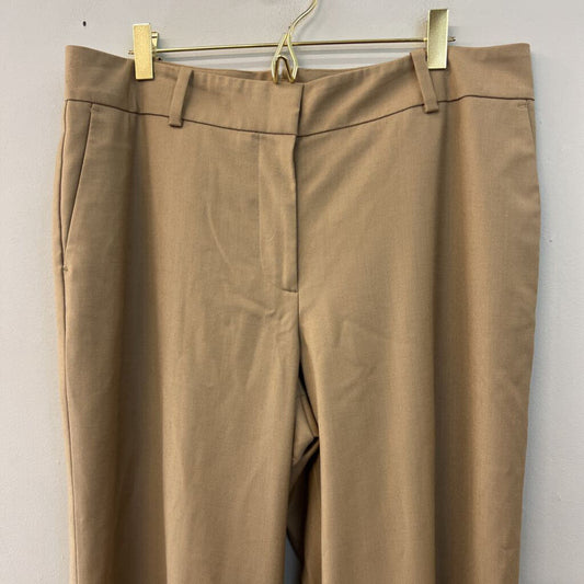 Ann Taylor Brown Wide Leg Trouser Pants 12