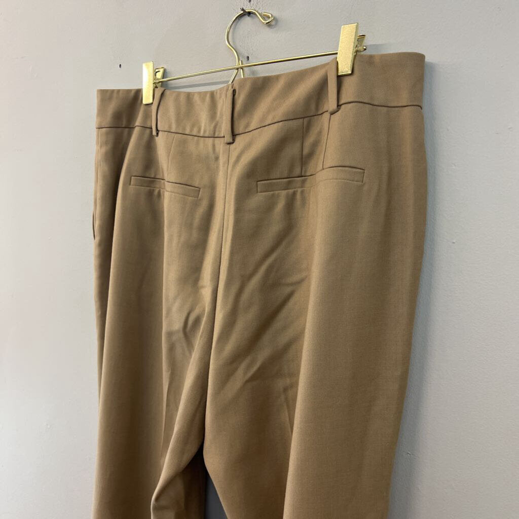 Ann Taylor Brown Wide Leg Trouser Pants 12