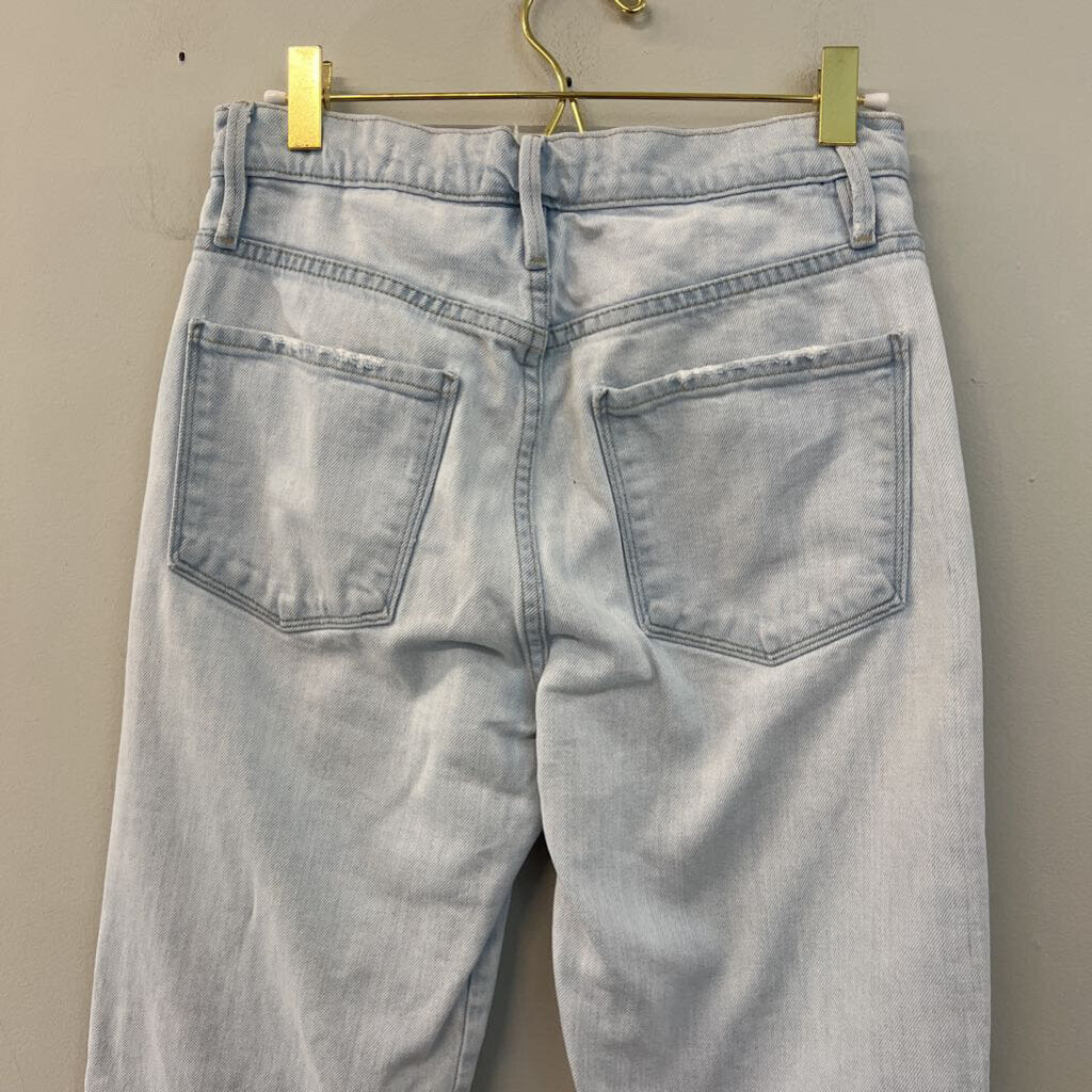 Frame Light Wash Le Sylvie Kick Boot Jeans 26