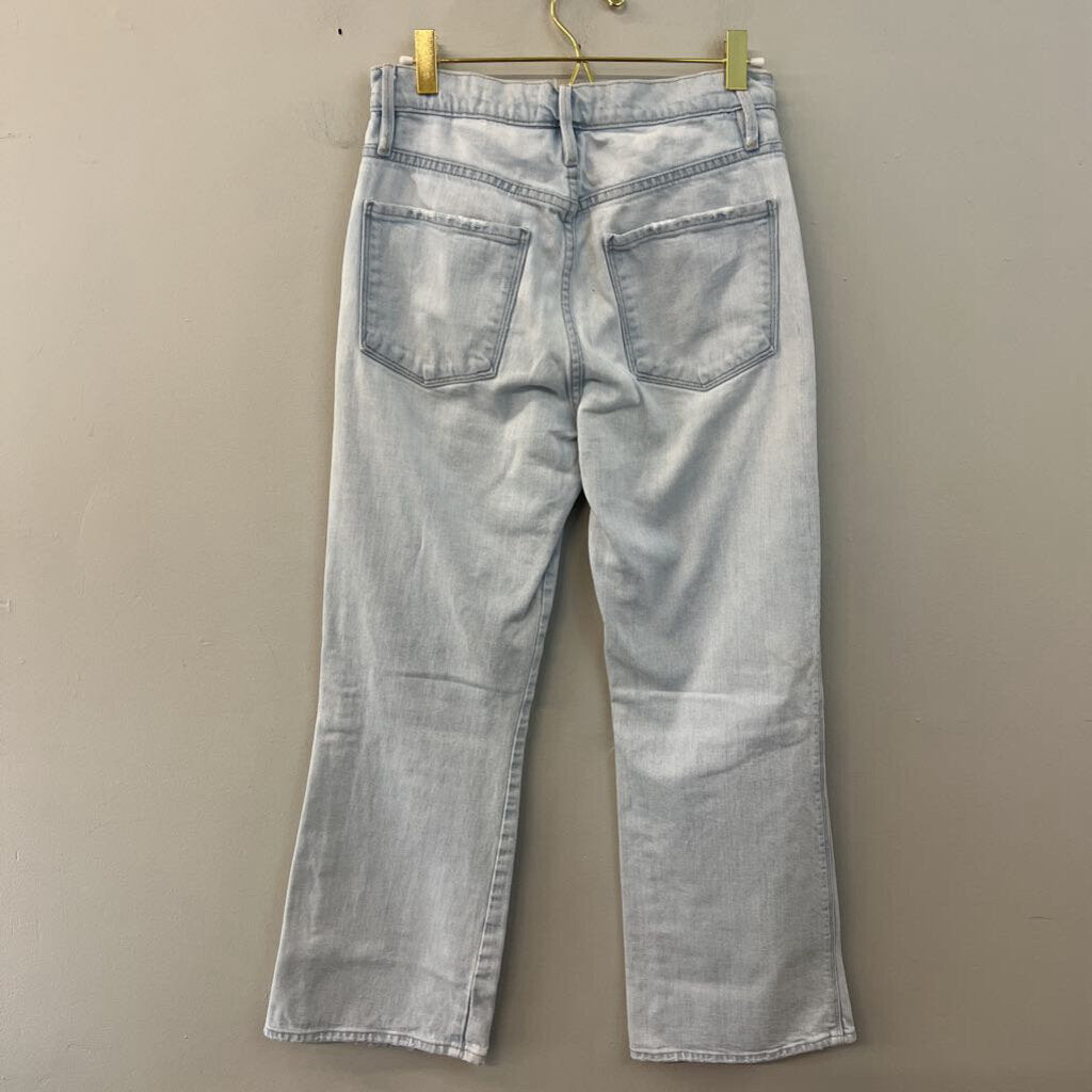 Frame Light Wash Le Sylvie Kick Boot Jeans 26