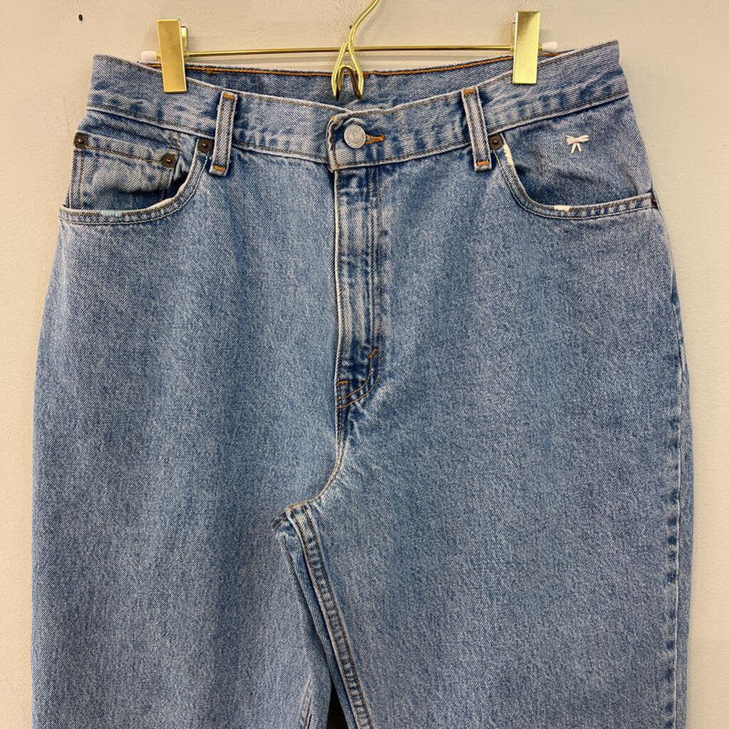 Levi Medium Wash High Waisted Mom Jeans 14 Long