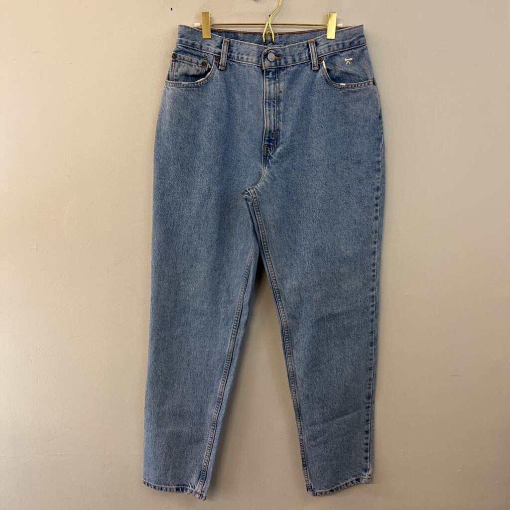 Levi Medium Wash High Waisted Mom Jeans 14 Long
