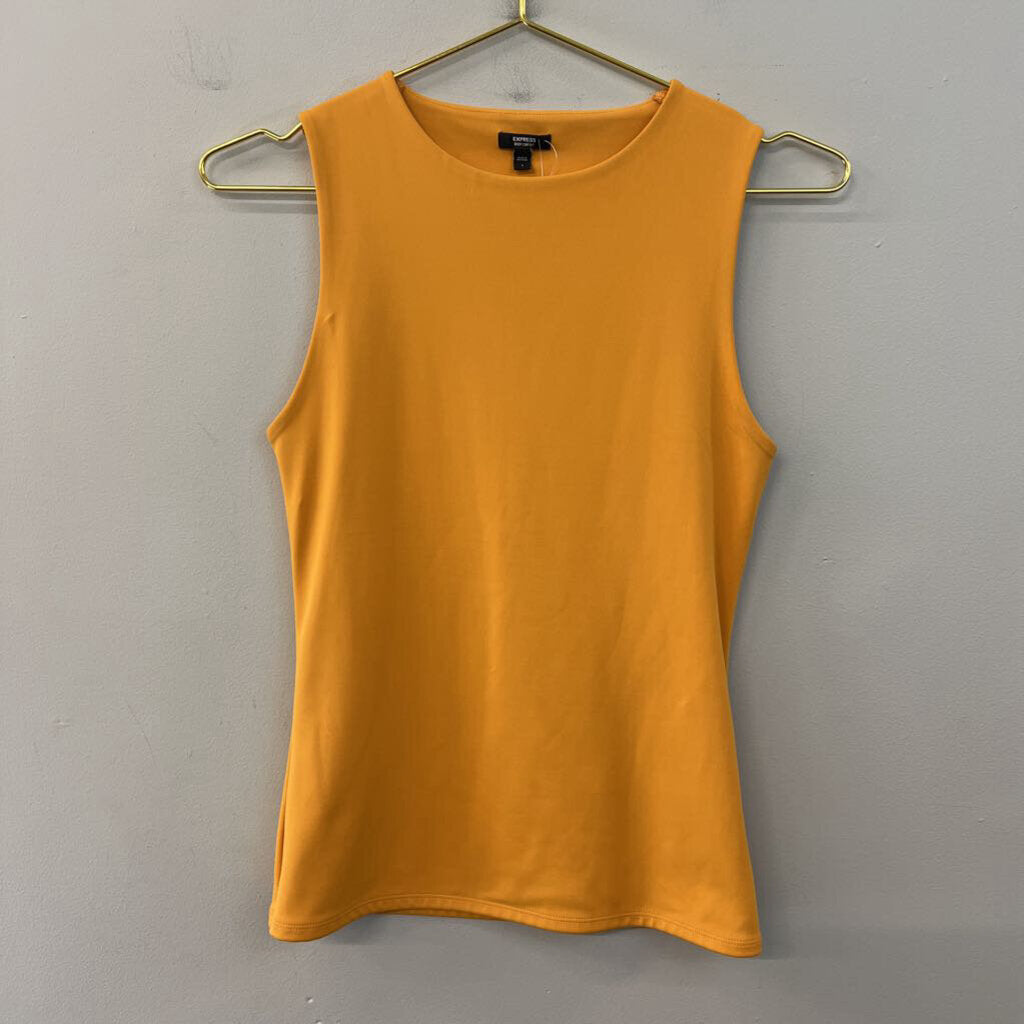 Express Orange Body Contour Tank Top Small