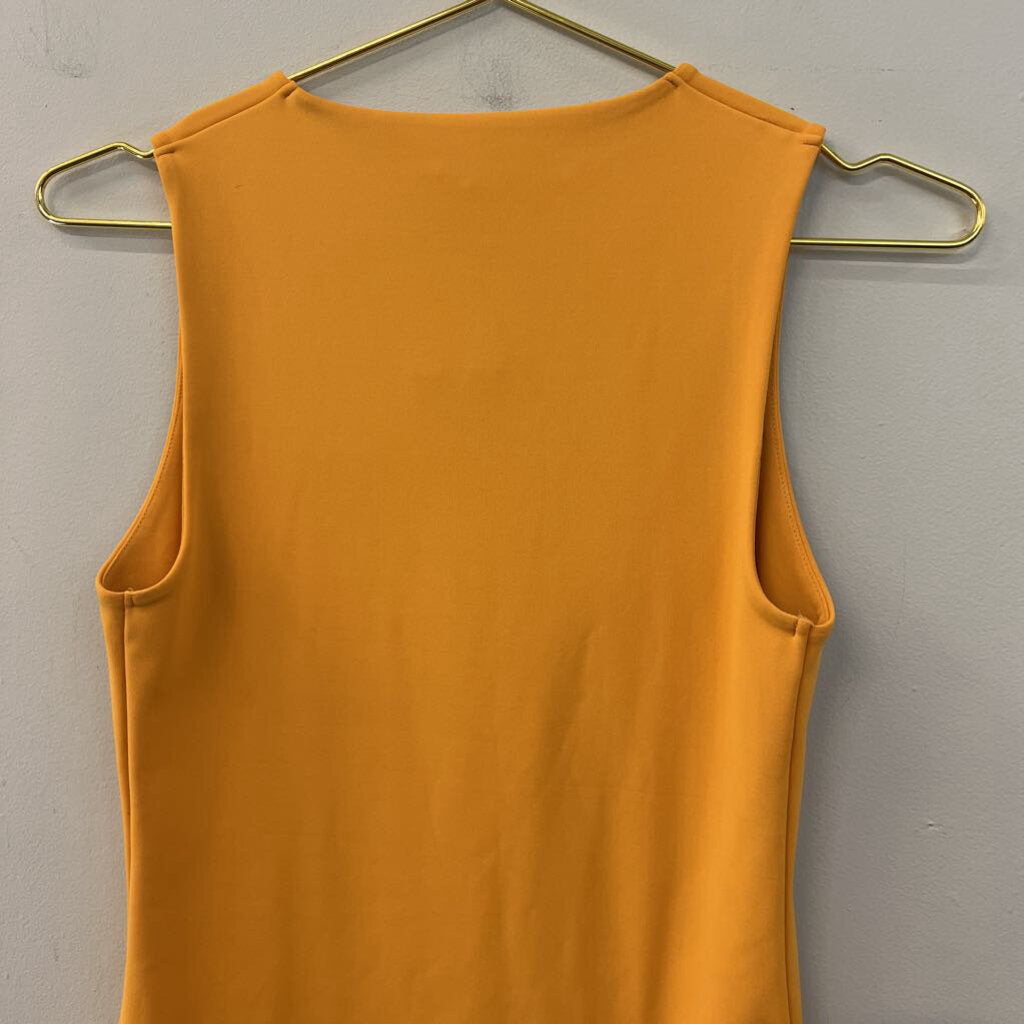 Express Orange Body Contour Tank Top Small
