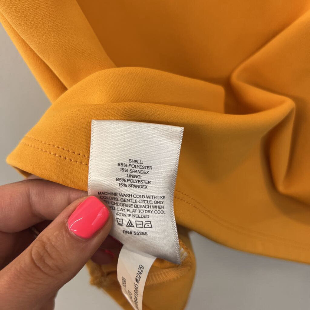 Express Orange Body Contour Tank Top Small