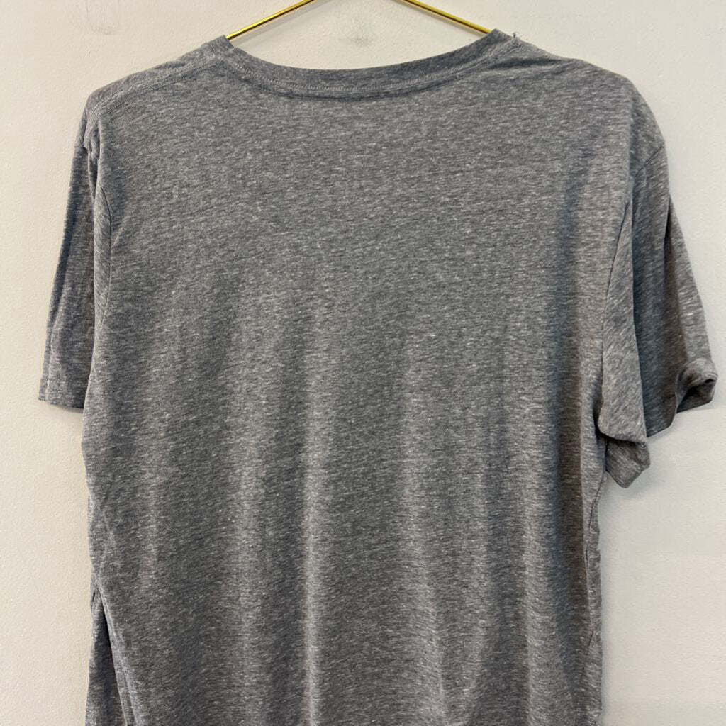 Disney Grey Mickey Short Sleeve Graphic Tee Large