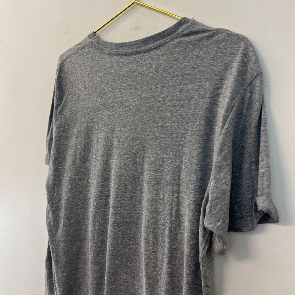 Disney Grey Mickey Short Sleeve Graphic Tee Large
