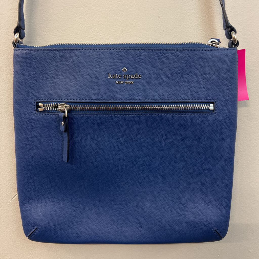 Kate Spade Blue Leather Crossbody Purse