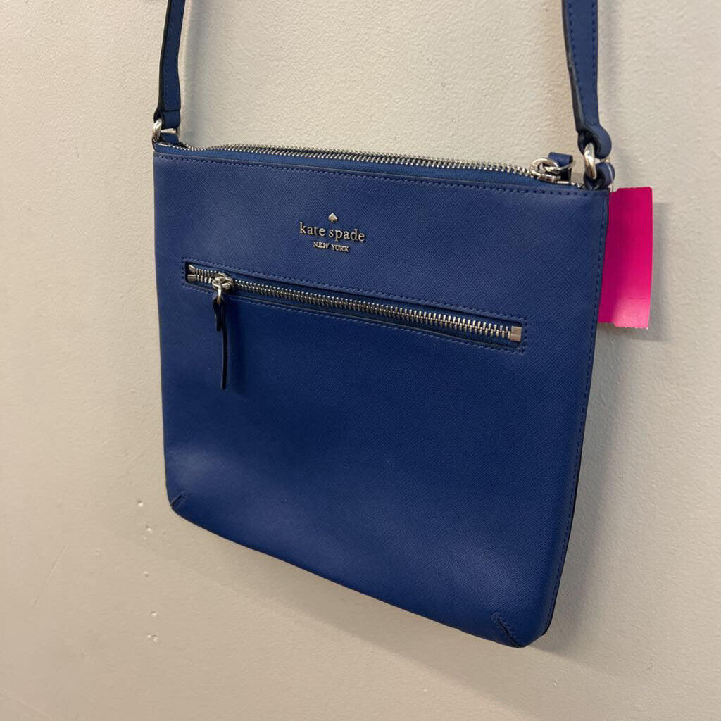 Kate Spade Blue Leather Crossbody Purse