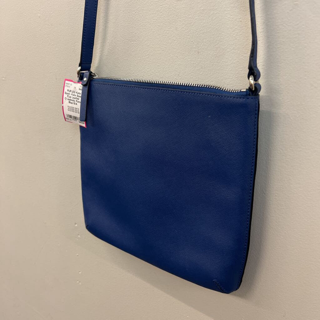 Kate Spade Blue Leather Crossbody Purse