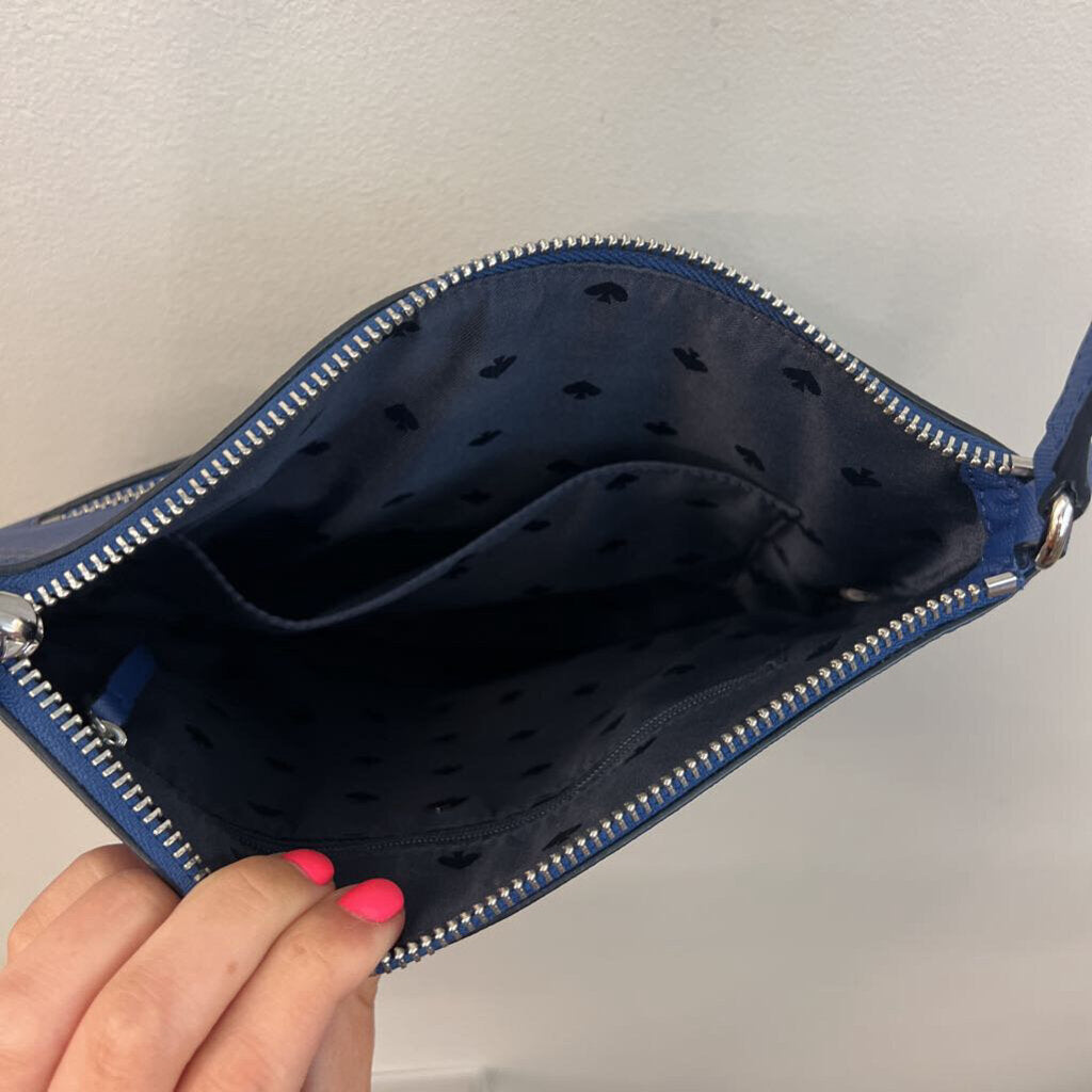 Kate Spade Blue Leather Crossbody Purse
