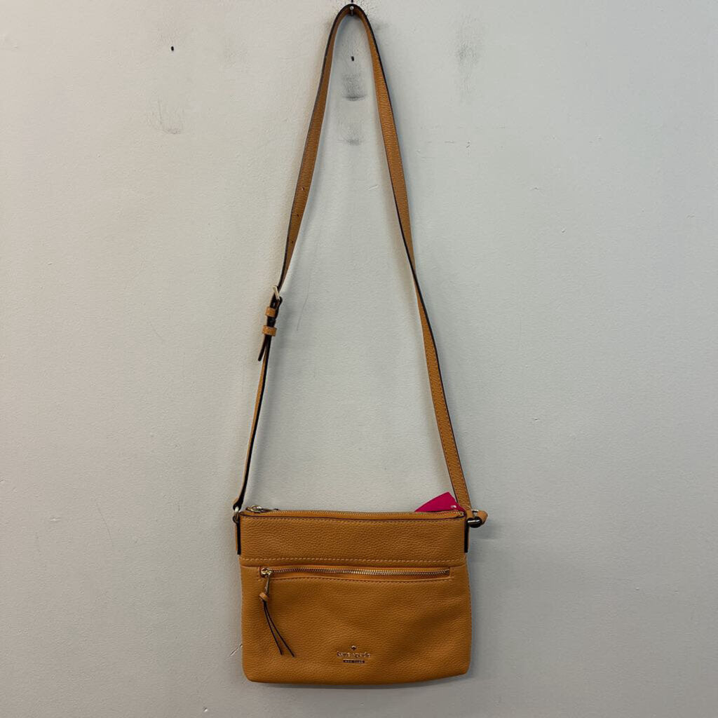 Kate Spade Brown Pebbled Leather Crossbody Purse