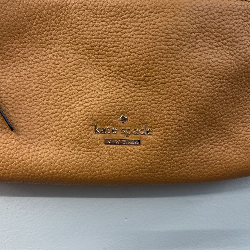Kate Spade Brown Pebbled Leather Crossbody Purse