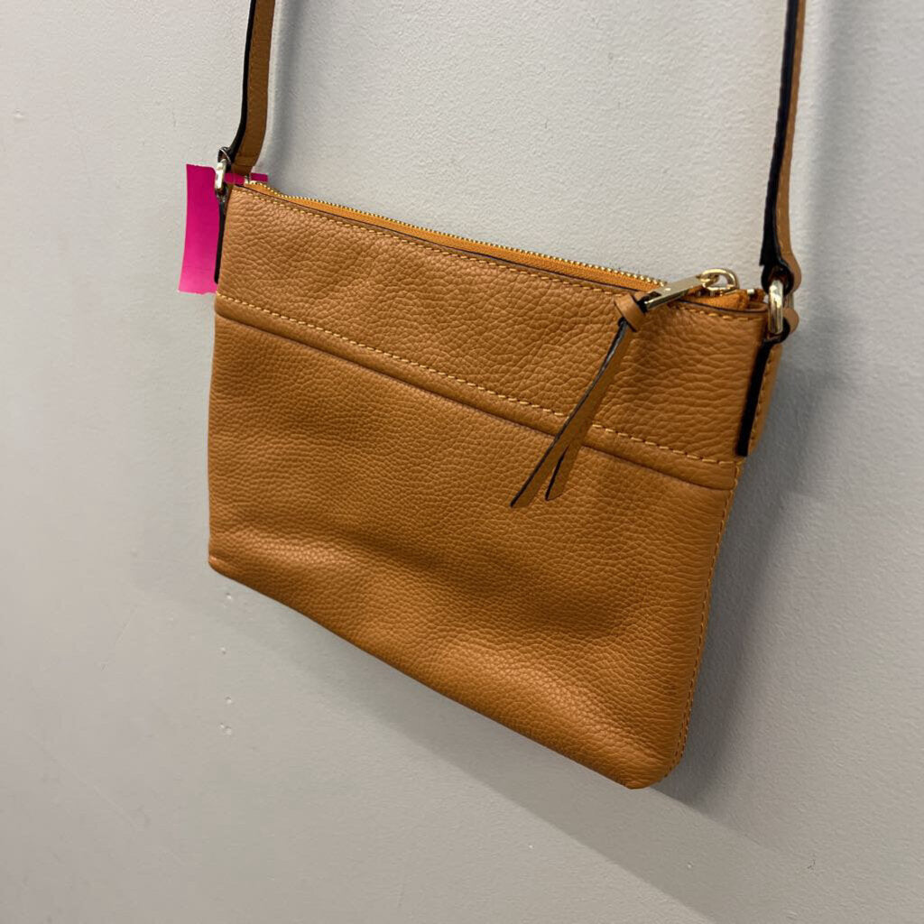 Kate Spade Brown Pebbled Leather Crossbody Purse