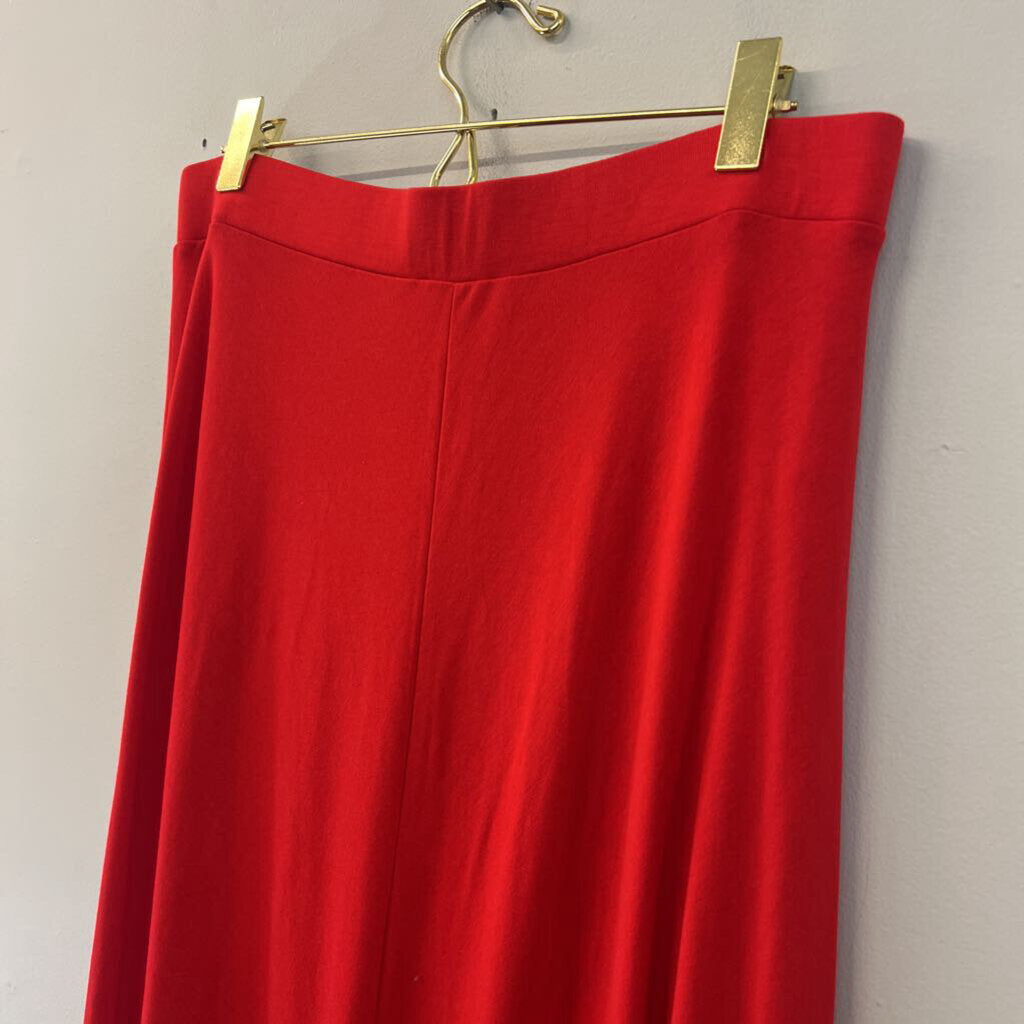Loft Red Maxi Skirt Medium