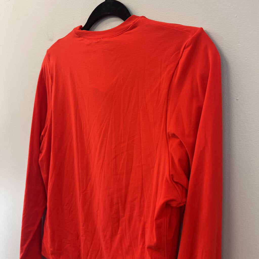 Skims Red Long Sleeve Bodysuit 2X