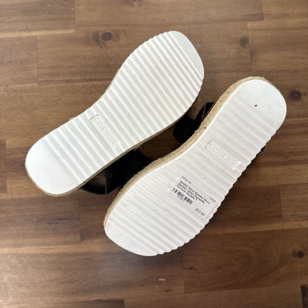 Steve Madden Jaklyn Espadrille Platform Sandals 7