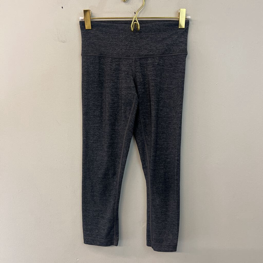 Lululemon Grey Cropped Leggings Extra Small