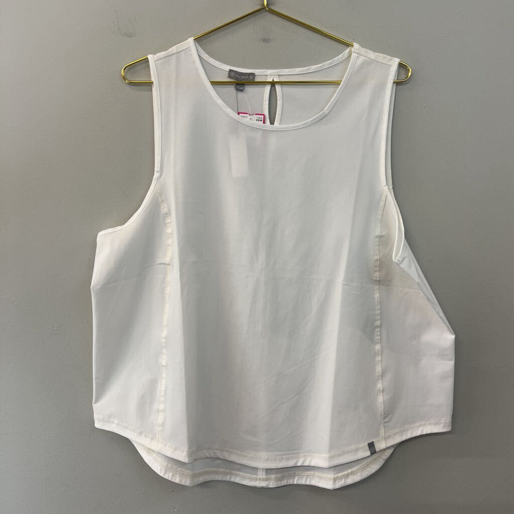 T by Talbots White Tank Top Extra Large