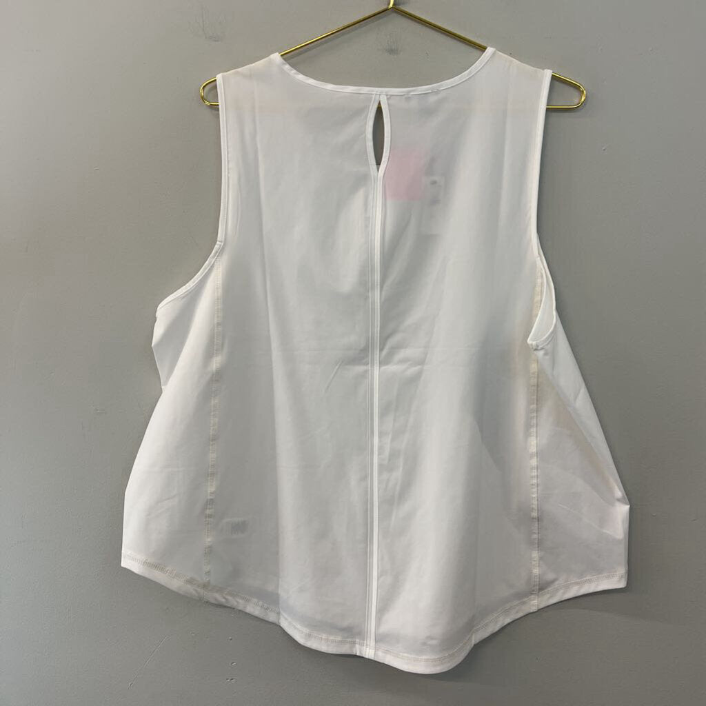 T by Talbots White Tank Top Extra Large