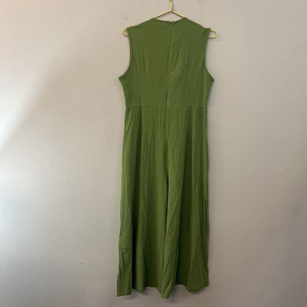 Green Wide Leg Tank Jumpsuit Extra Large