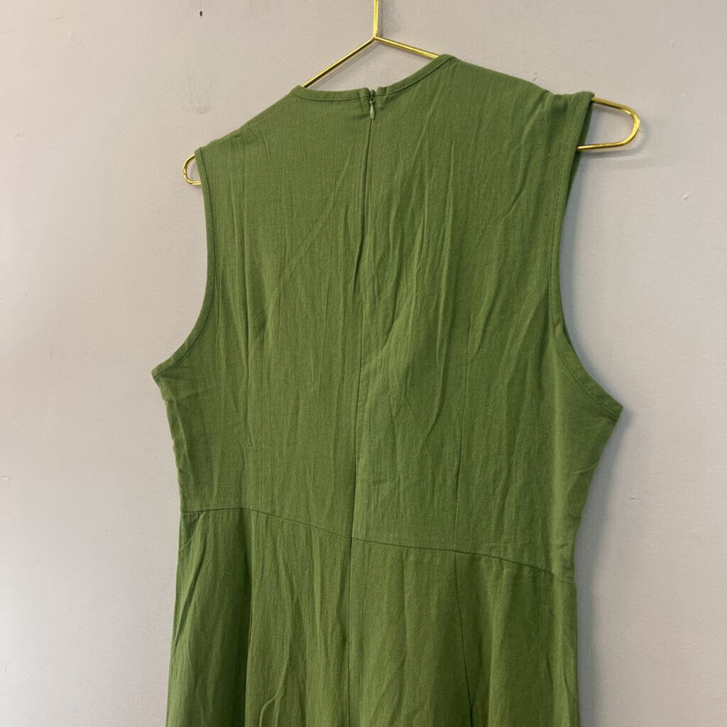 Green Wide Leg Tank Jumpsuit Extra Large