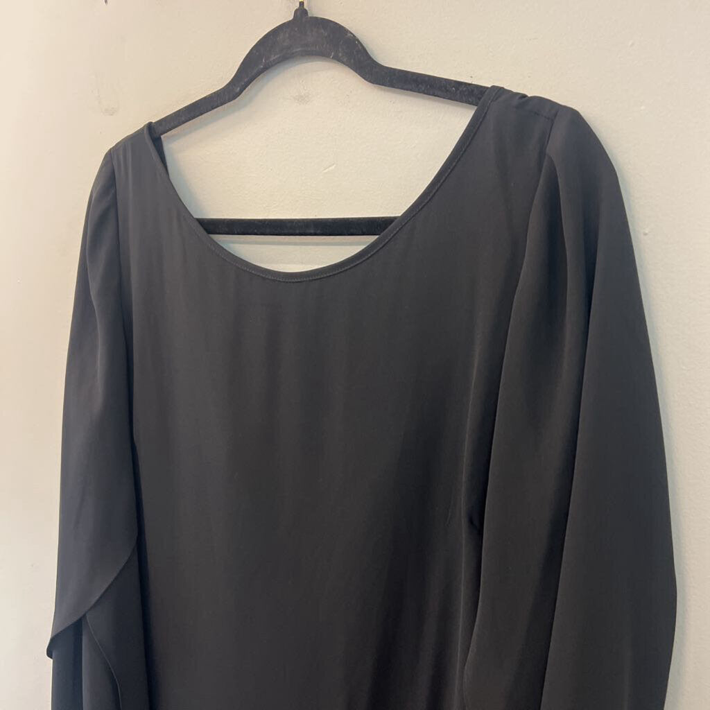 London Times Black Long Sleeve Dress 14