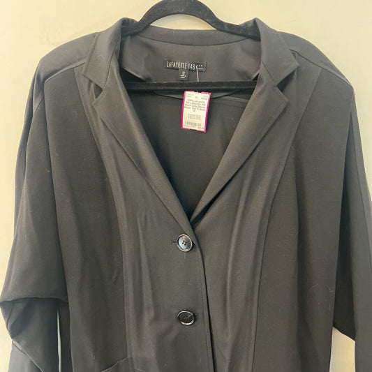 Lafayette 148 Black Long Sleeve Blazer Top 12