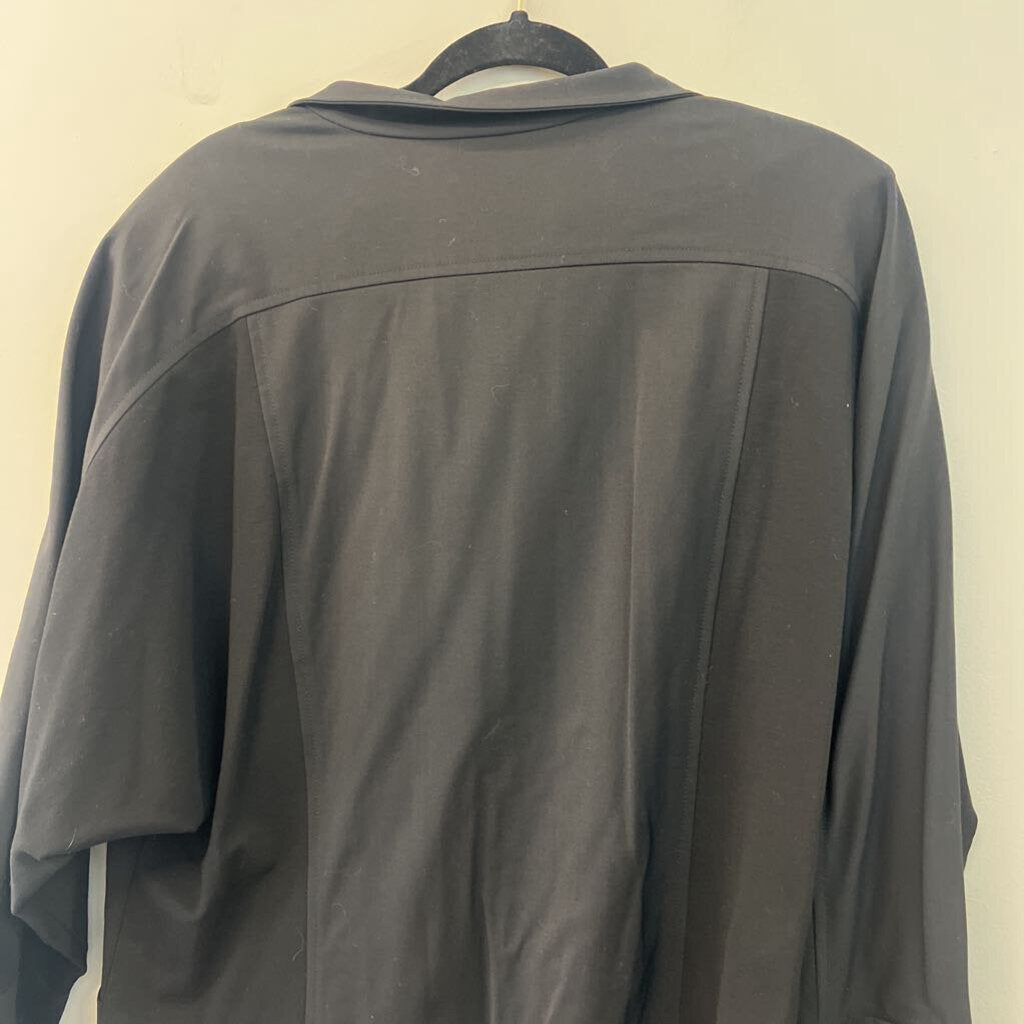 Lafayette 148 Black Long Sleeve Blazer Top 12